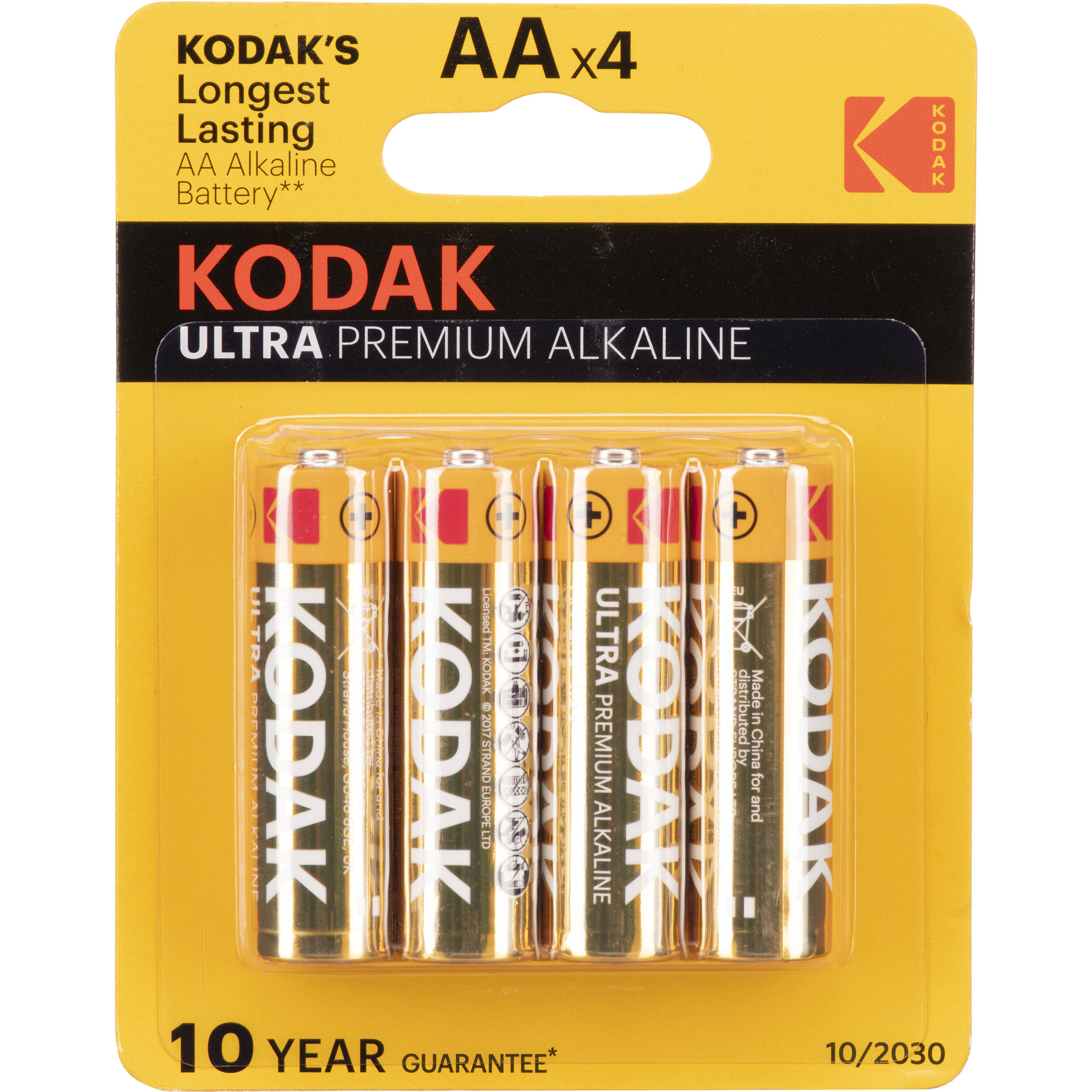 Kodak AAx4 Ultra Premium Alkaline