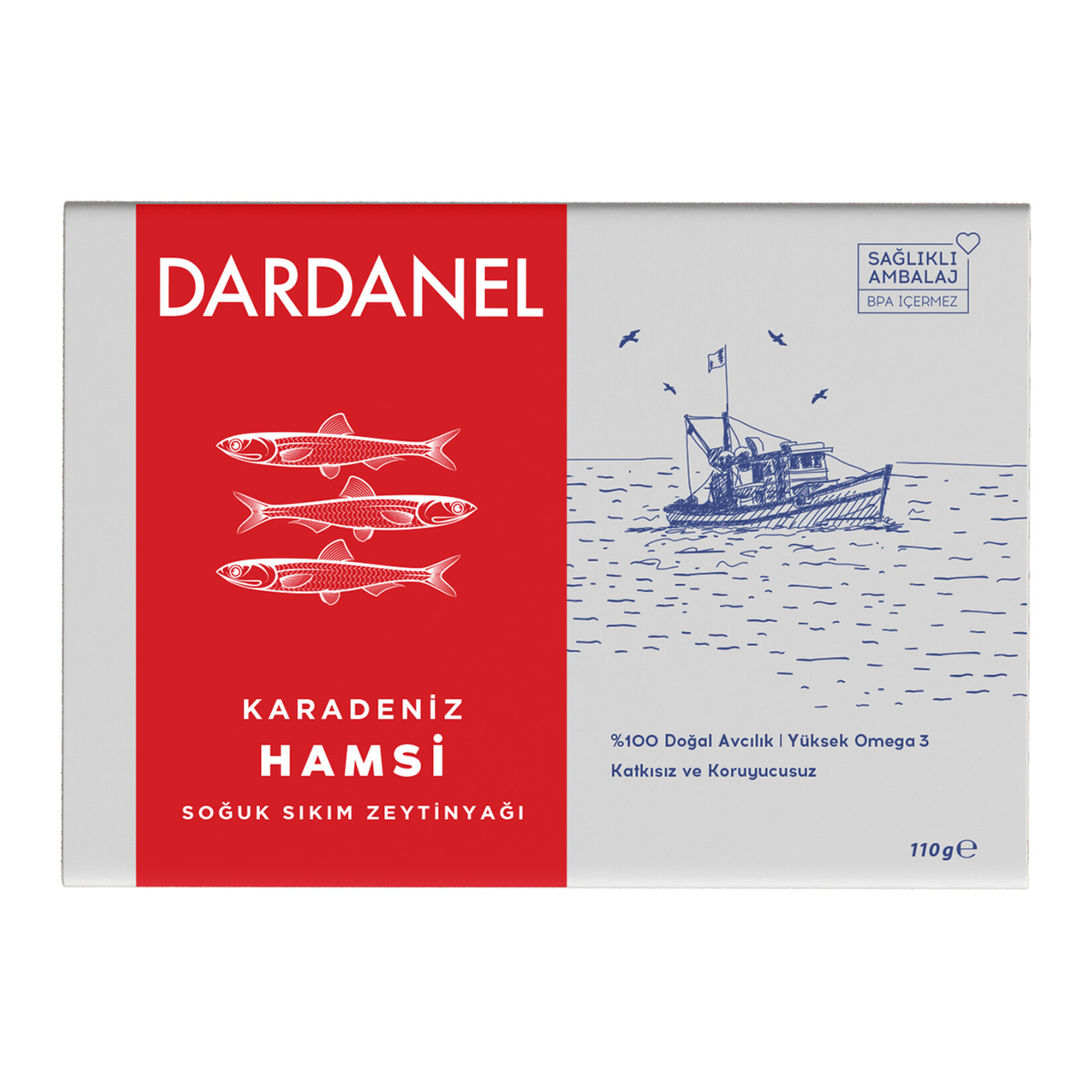 Dardanel Karadeniz Hamsi 110 Gr