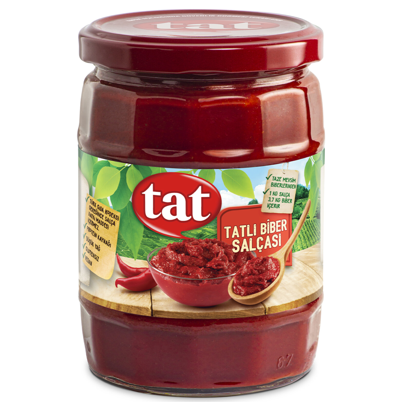 Tat Tatlı Biber Salçası 550 Gr