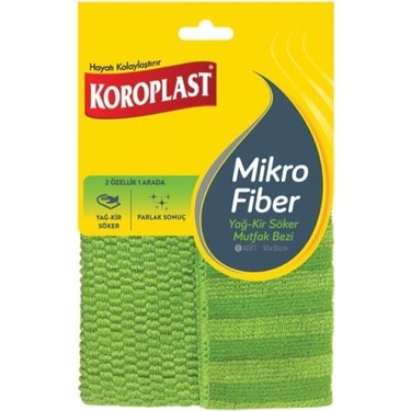 Koroplast Mikrofiber Yağ-Kir Sökücü Mutfak Bezi 1 Adet