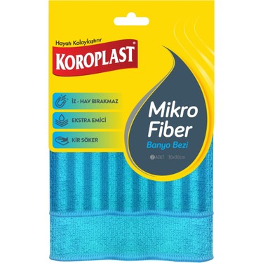 Koroplast Mikrofiber Banyo Bezi 2 Adet